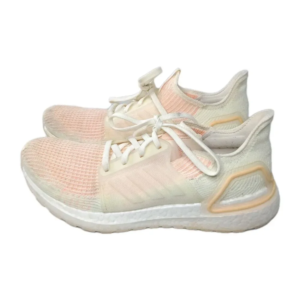 Adidas UltraBoost 19 Shoes Women's Size 8.5 Sneakers Glow Orange